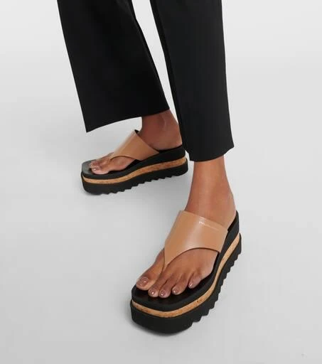 Stella McCartney Sneak-Elyse platform sandals 7
