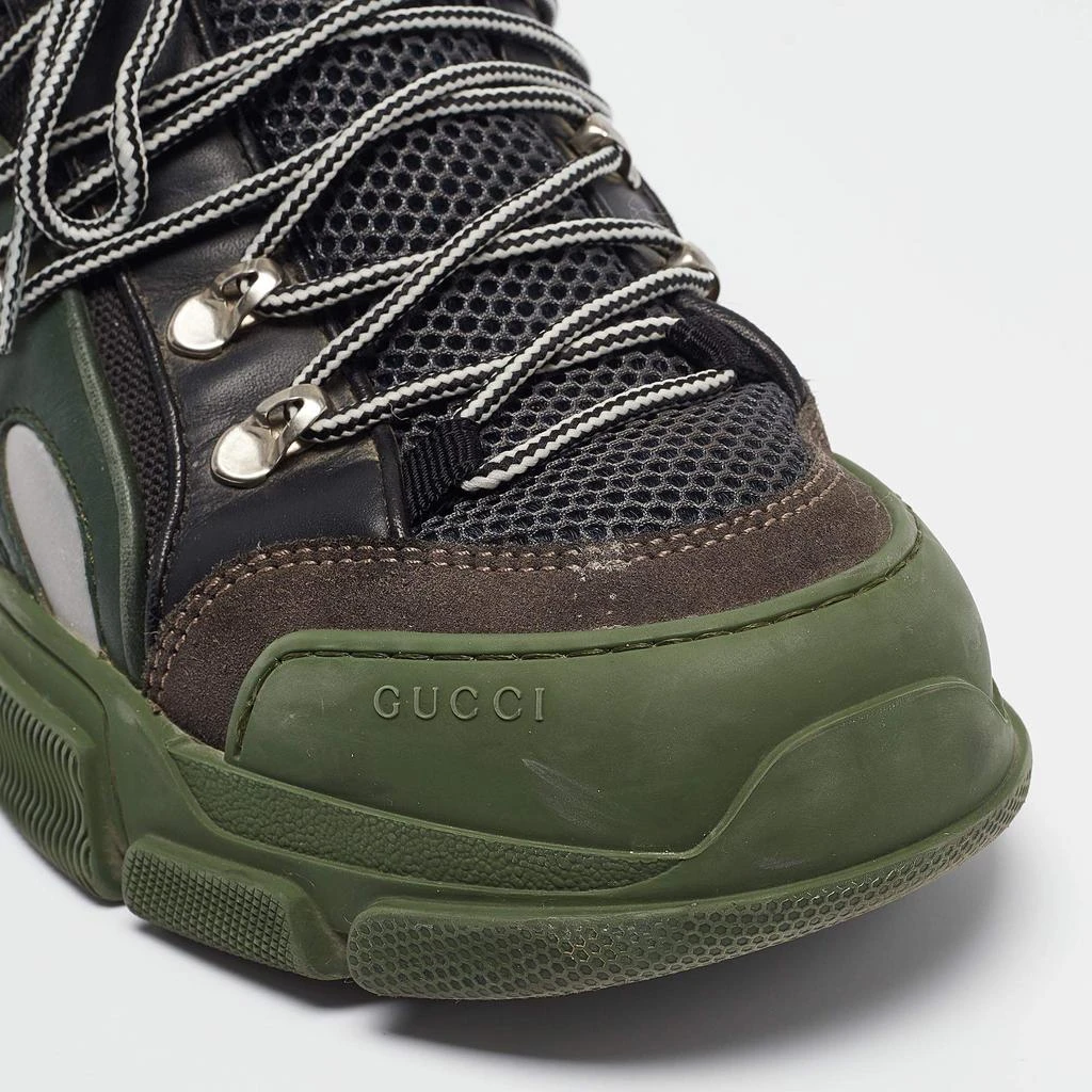 Gucci Gucci Multicolor Canvas and Mesh Flashtrek Sneakers Size 42 8