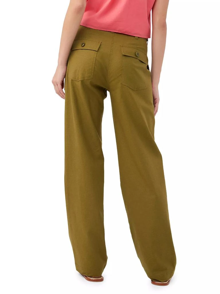 Trina Turk Antonia Relaxed-Fit Linen Pants 4