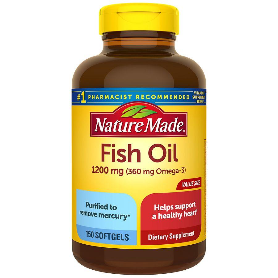 Nature Made Fish Oil 1200 mg Softgels