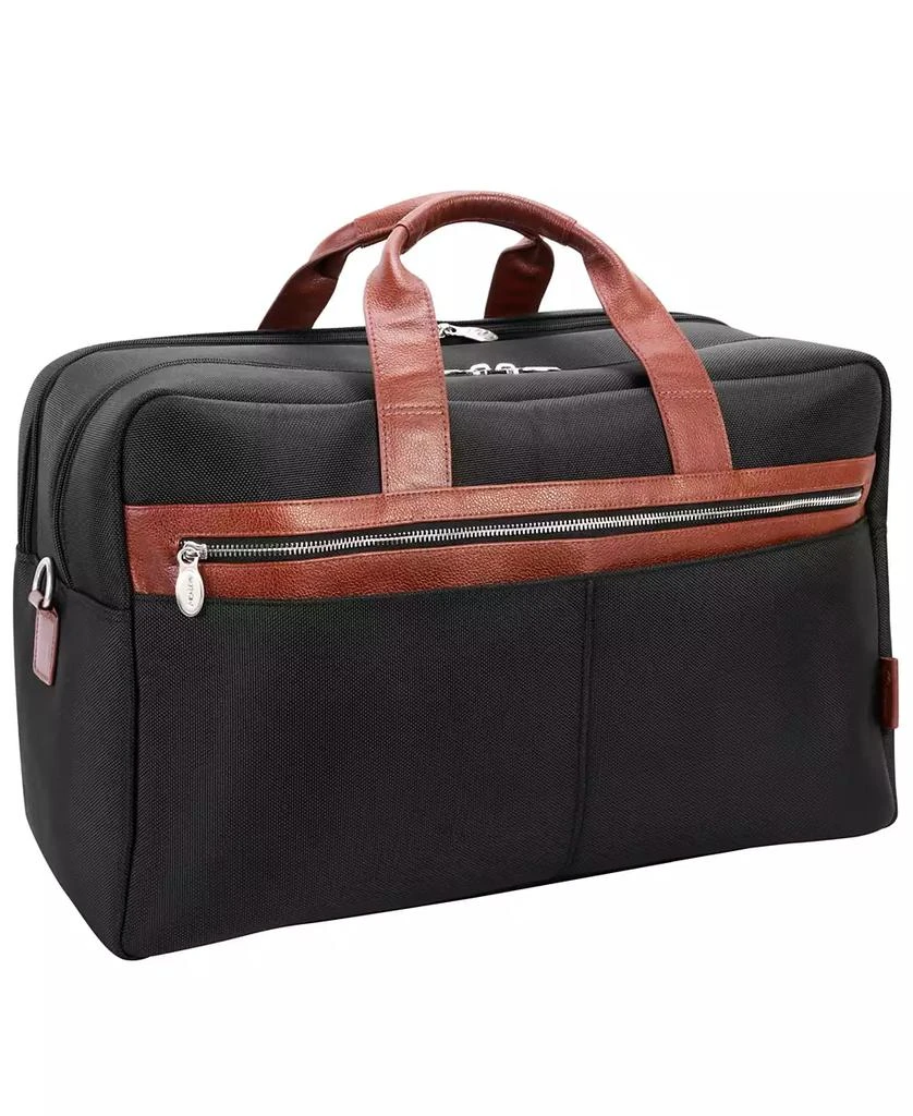 McKlein Wellington 21" Two-Tone Dual-Compartment Laptop Tablet Carry-All Duffel 1