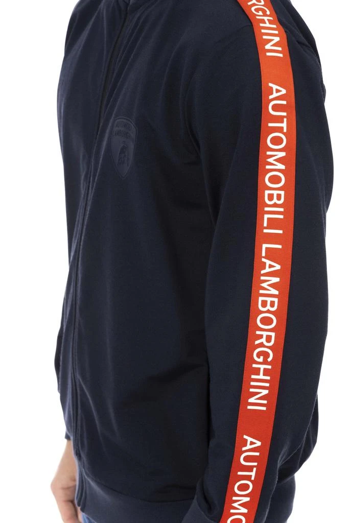 AUTOMOBILI LAMBORGHINI Automobili Lamborghini Blue Cotton Sweater 4