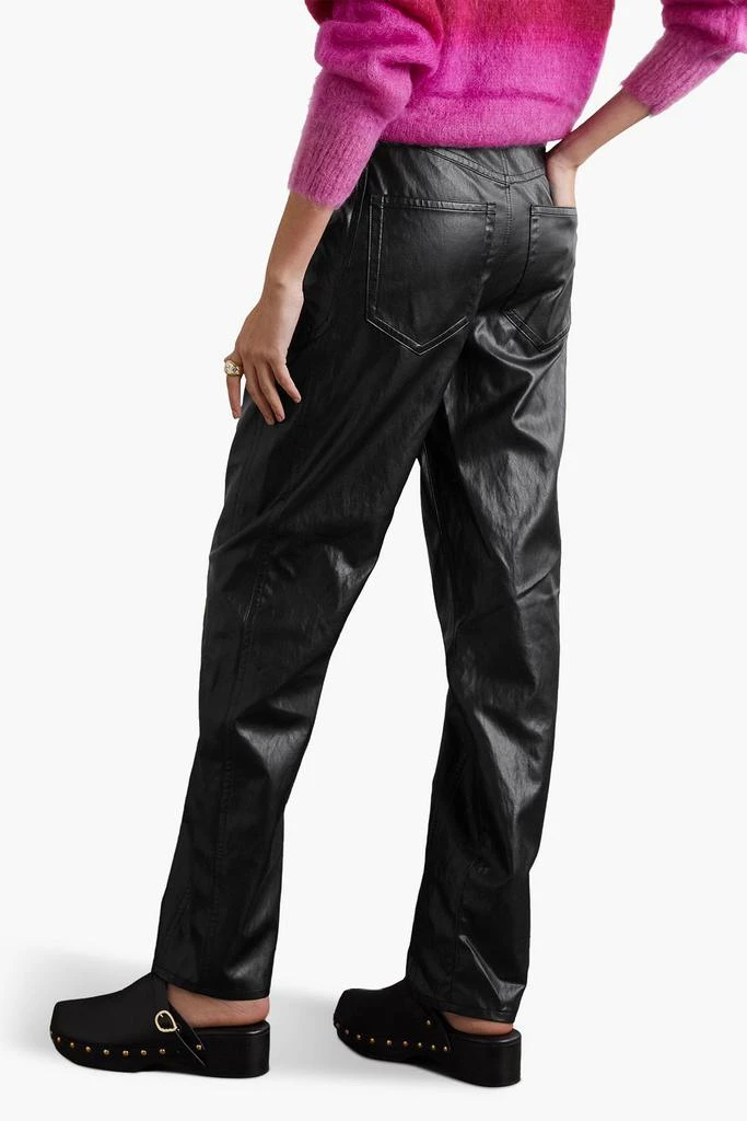 Isabel Marant Étoile Tessini faux leather tapered pants 3