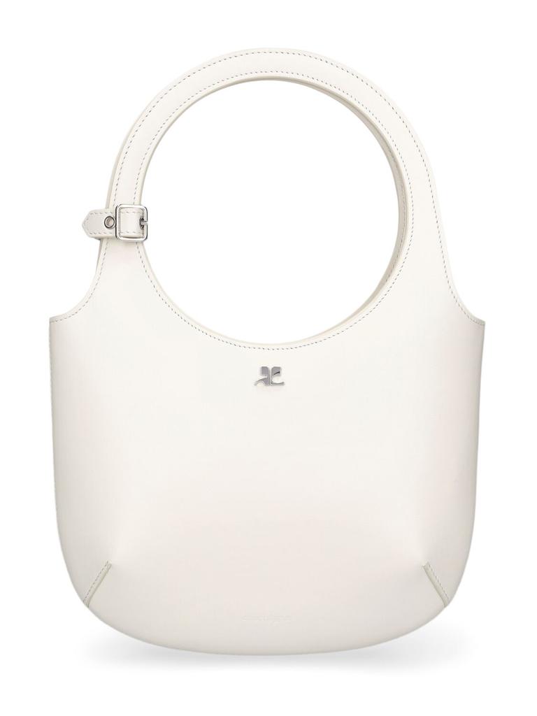 COURREGES Holy Leather Top Handle Bag