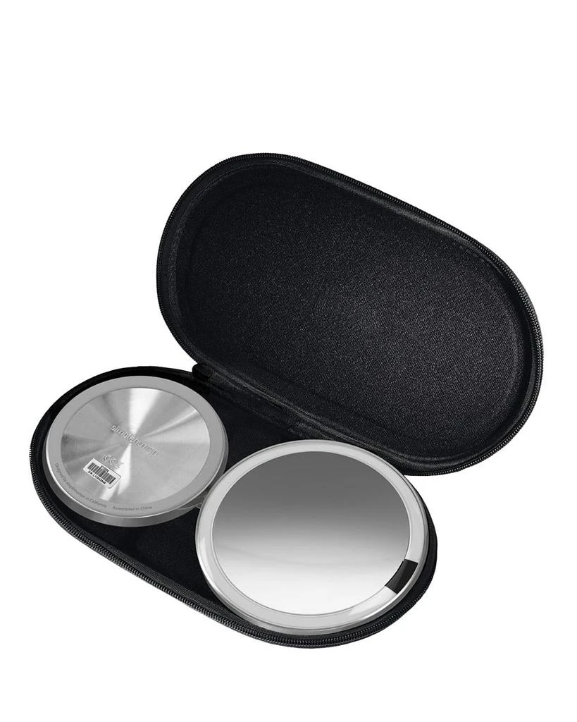 simplehuman Mini Sensor Makeup Mirror with Travel Case, 5", 10x Magnification 3