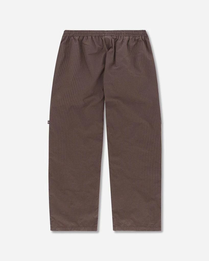 Umbro Men's Mini Check Double Knee Pants Brown 2