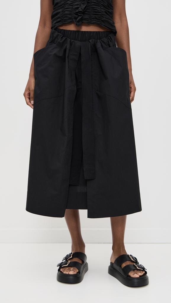 Lee Mathews Wendy Tie Front Skirt