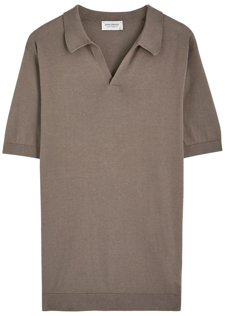John Smedley Noah wool polo shirt 1