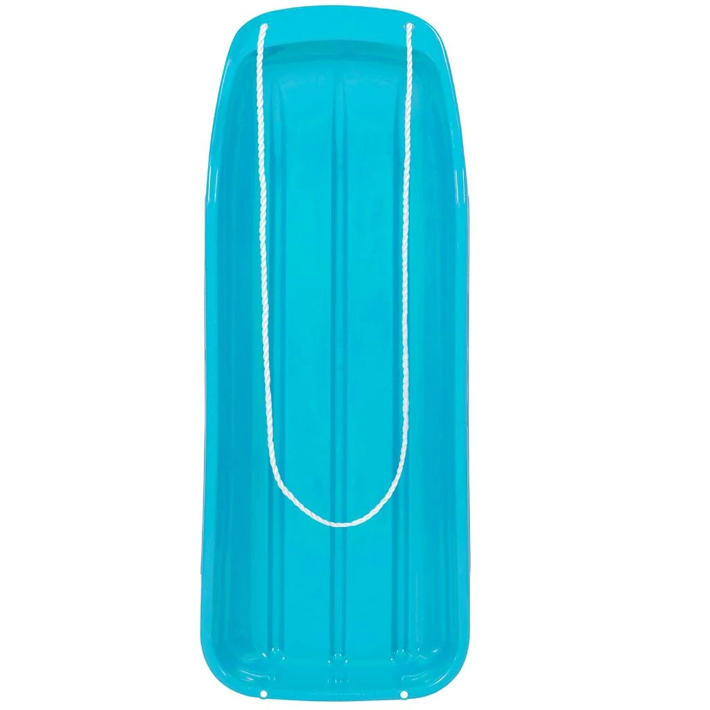 Best Choice Products 48in Kids Outdoor Plastic Sport Toboggan Winter Snow Sled Board Toy w/ Pull Rope 1