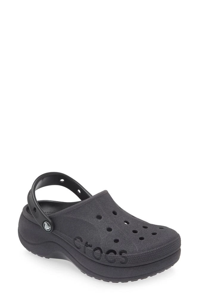 Crocs Baya Platform Glitter Clog 1