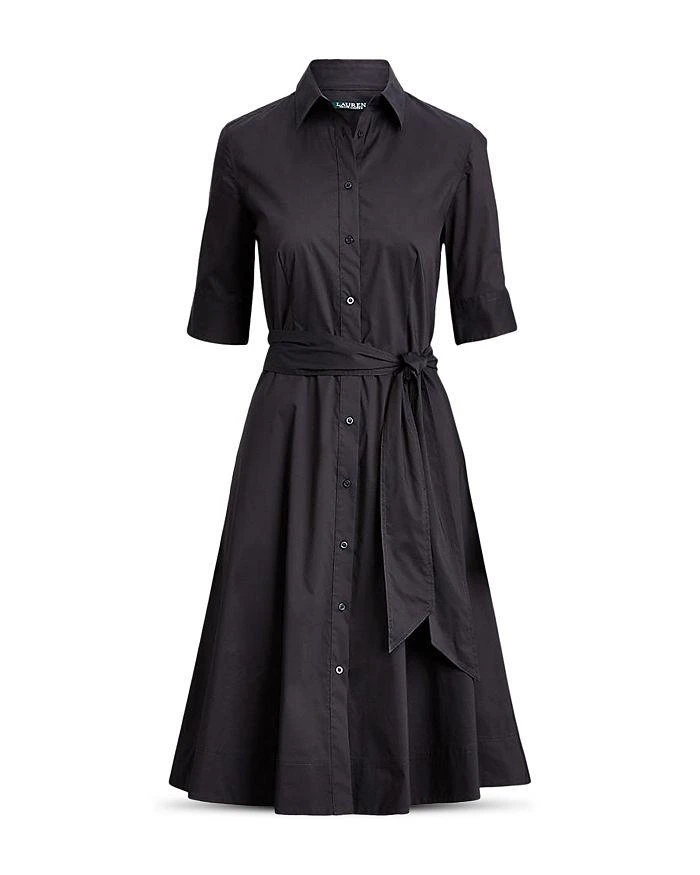 Ralph Lauren Cotton Blend Elbow Sleeve Shirt Dress 5