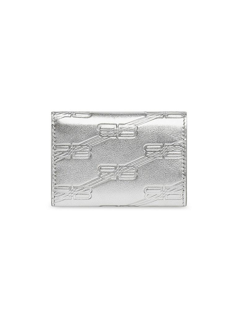 Balenciaga Embossed Monogram Mini Wallet