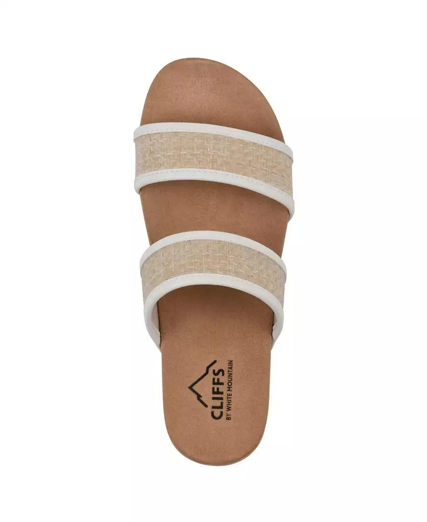 White Mountain Women's Tropical Slide Slip-On Sandals 4