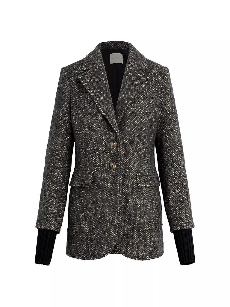 Favorite Daughter The City Wool-Blend Single-Breasted Blazer 1