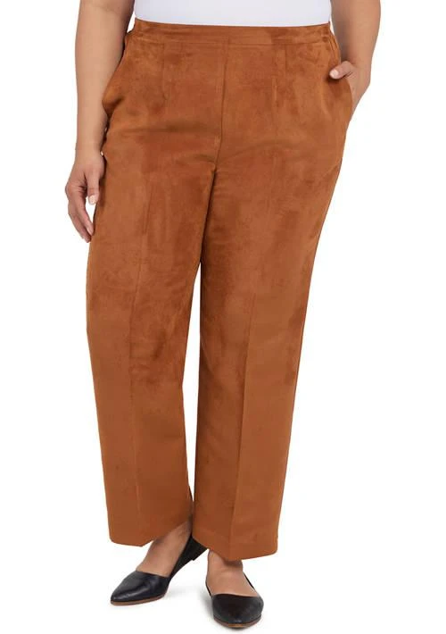 Alfred Dunner Dunner Plus Size Madacascar  Pull On Straight Leg Pants 1