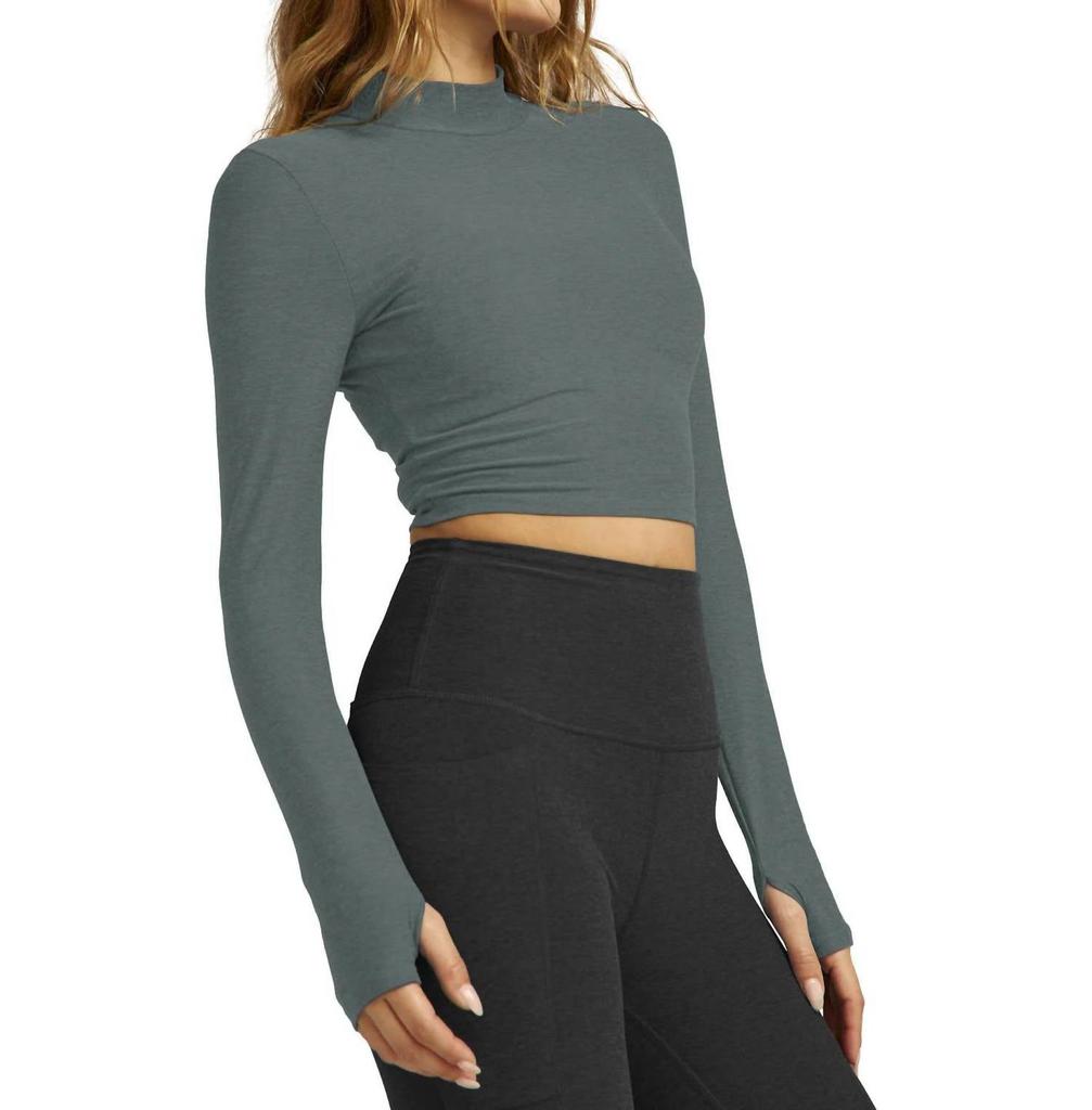 Beyond yoga Beyond Yoga - Featherweight Moving On Cropped Pullover