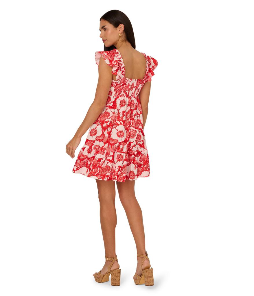 Adrianna Papell Printed Short Dress