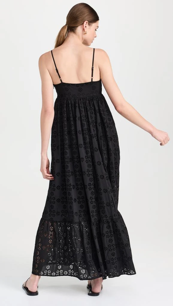 English Factory Embroidered Cotton Sleeveless Maxi Dress 2