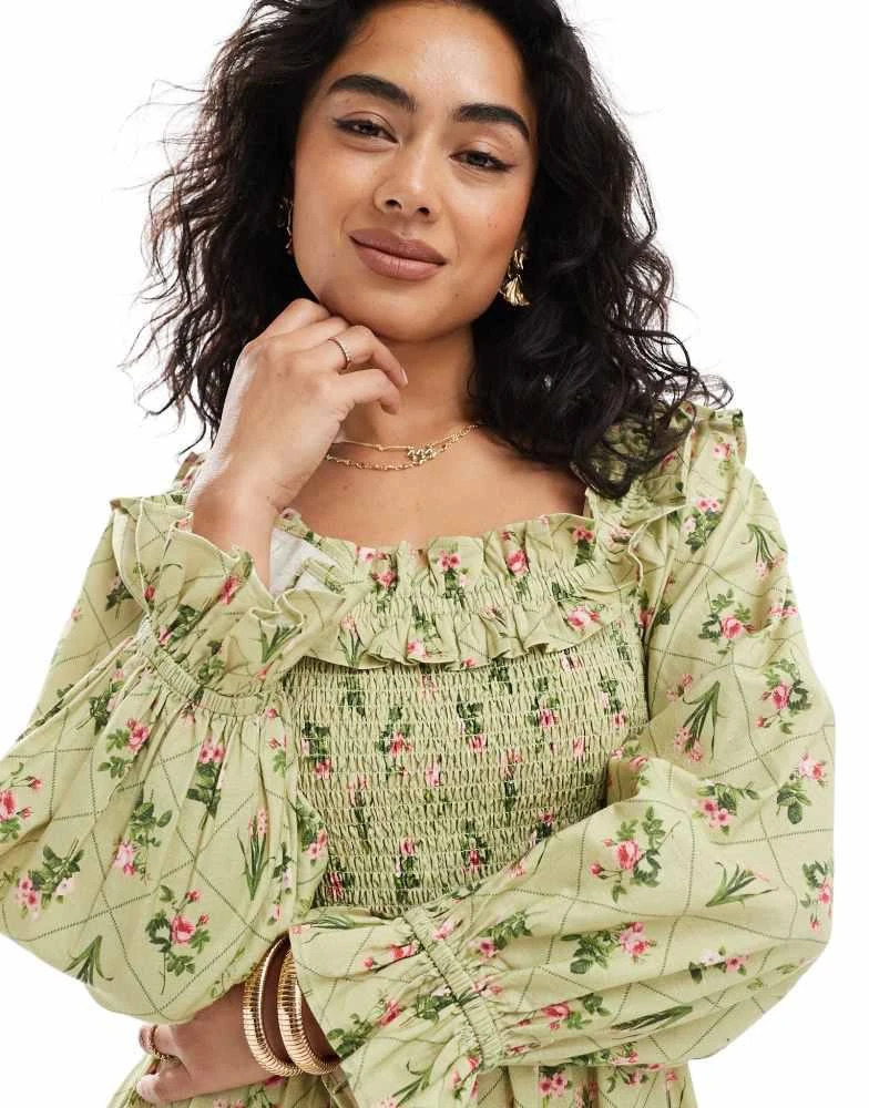 Shop Miss Selfridge linen printed bardot maxi dress in green floral on Sale at BeyondStyle Get 61% Off Miss Selfridge linen printed bardot maxi dress in green floral with Limited-Time Flash Shop Miss Selfridge linen printed bardot maxi dress in green floral on Sale at BeyondStyle Get 61% Off Miss Selfridge linen printed bardot maxi dress in green floral with Limited-Time Flash