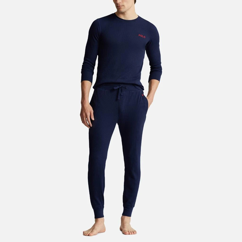 Ralph Lauren Polo Ralph Lauren Waffle-Knit Cotton-Blend Sweatpants 3