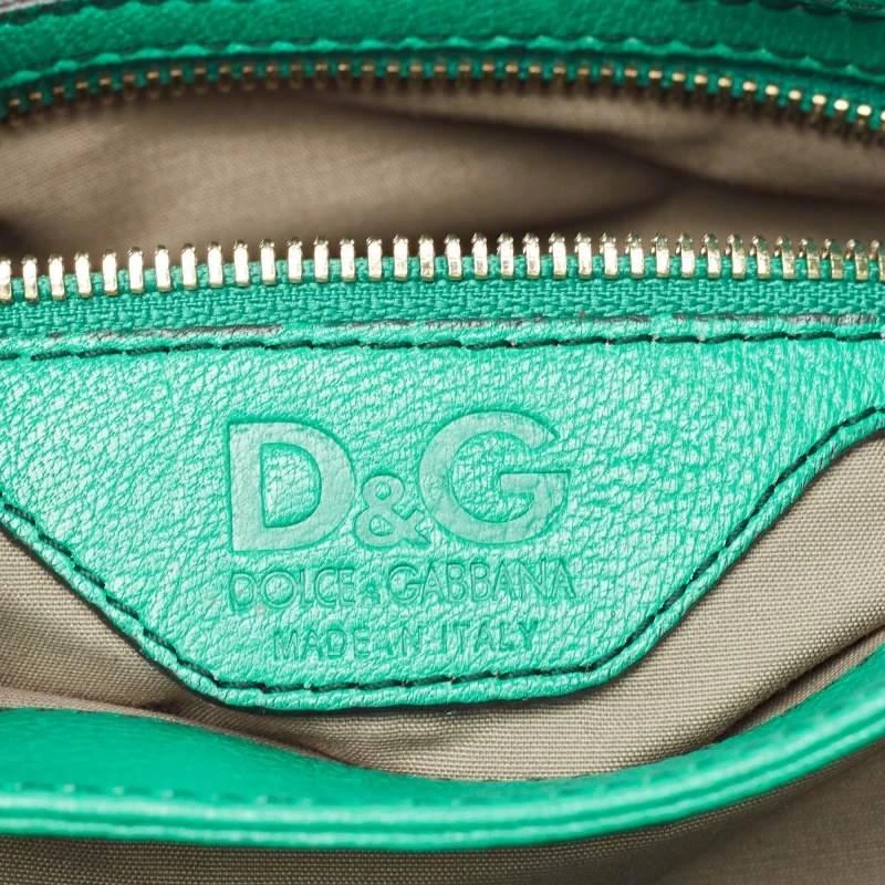 Dolce & Gabbana D&G Green Leather Ania Shoulder Bag 13