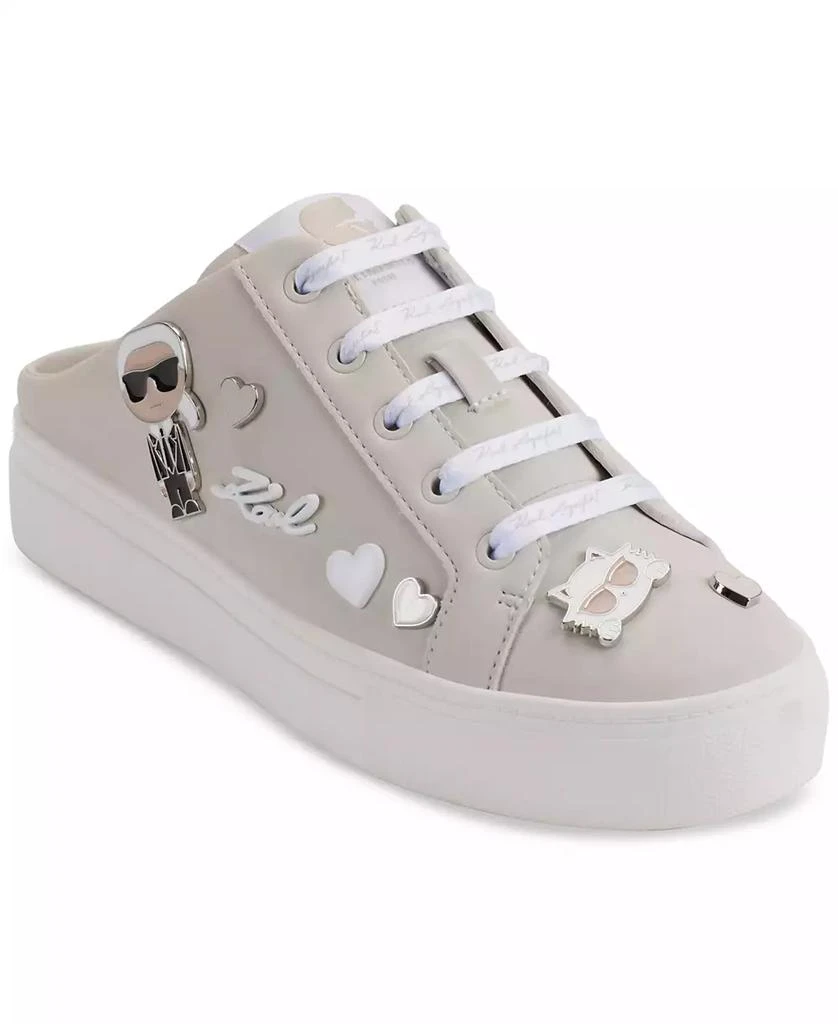 Karl Lagerfeld Paris Women's Cambria Embellished Slip-On Sneakers 1