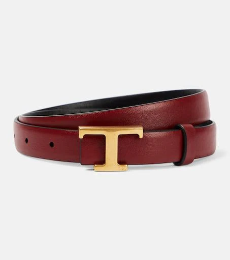 Tod's Timeless T reversible leather belt 4