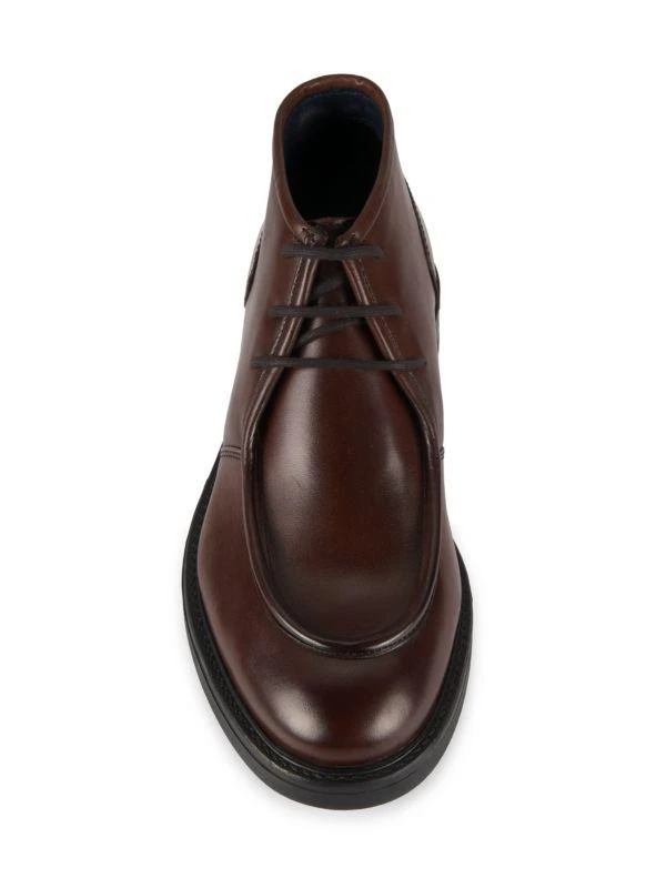 Saks Fifth Avenue Sean Leather Chukka Boots 5