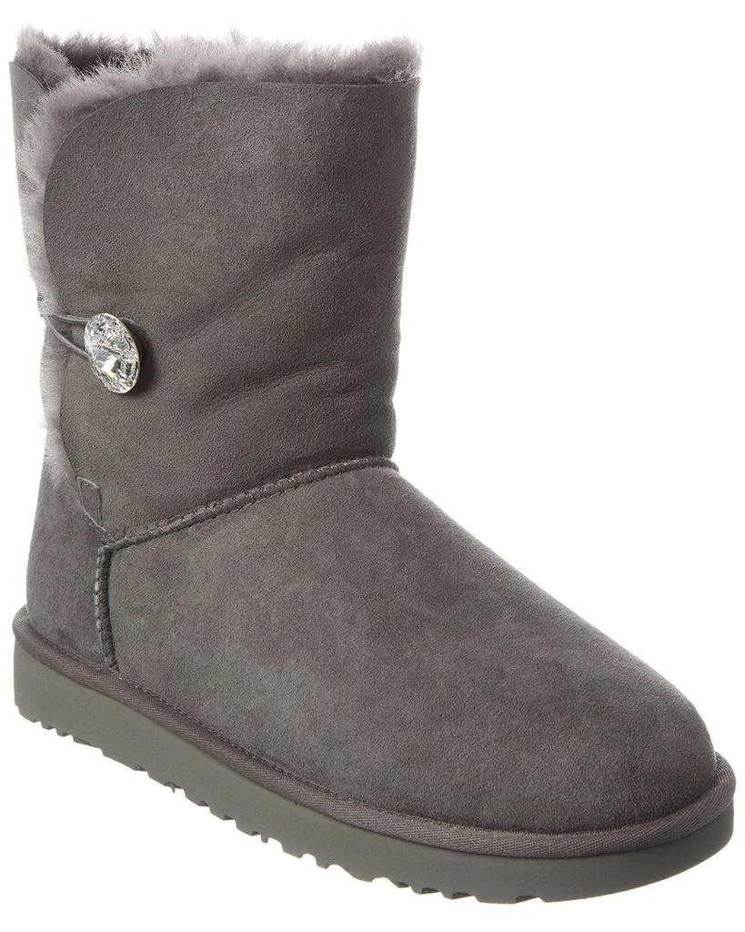 UGG Bailey Button Bling Suede & Shearling Boot 1