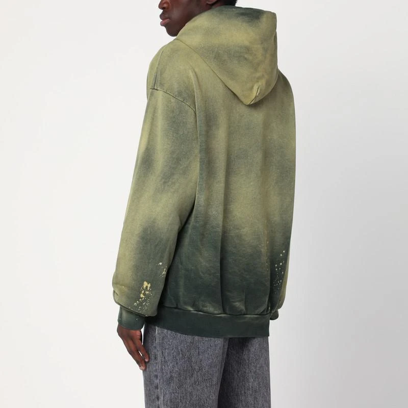 Basketcase Gallery Green/yellow gradient hoodie 3