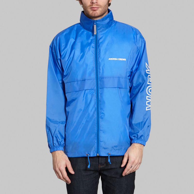 ANDREA CREWS Work Rain Jacket Blue ANDREA CREWS