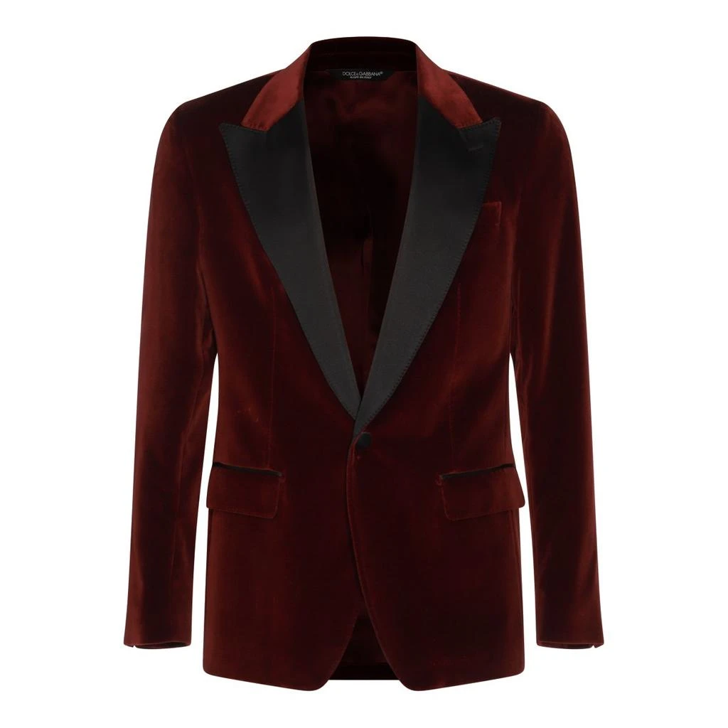 Dolce & Gabbana Dolce & Gabbana Velvet Single-Breasted Tuxedo Jacket 1