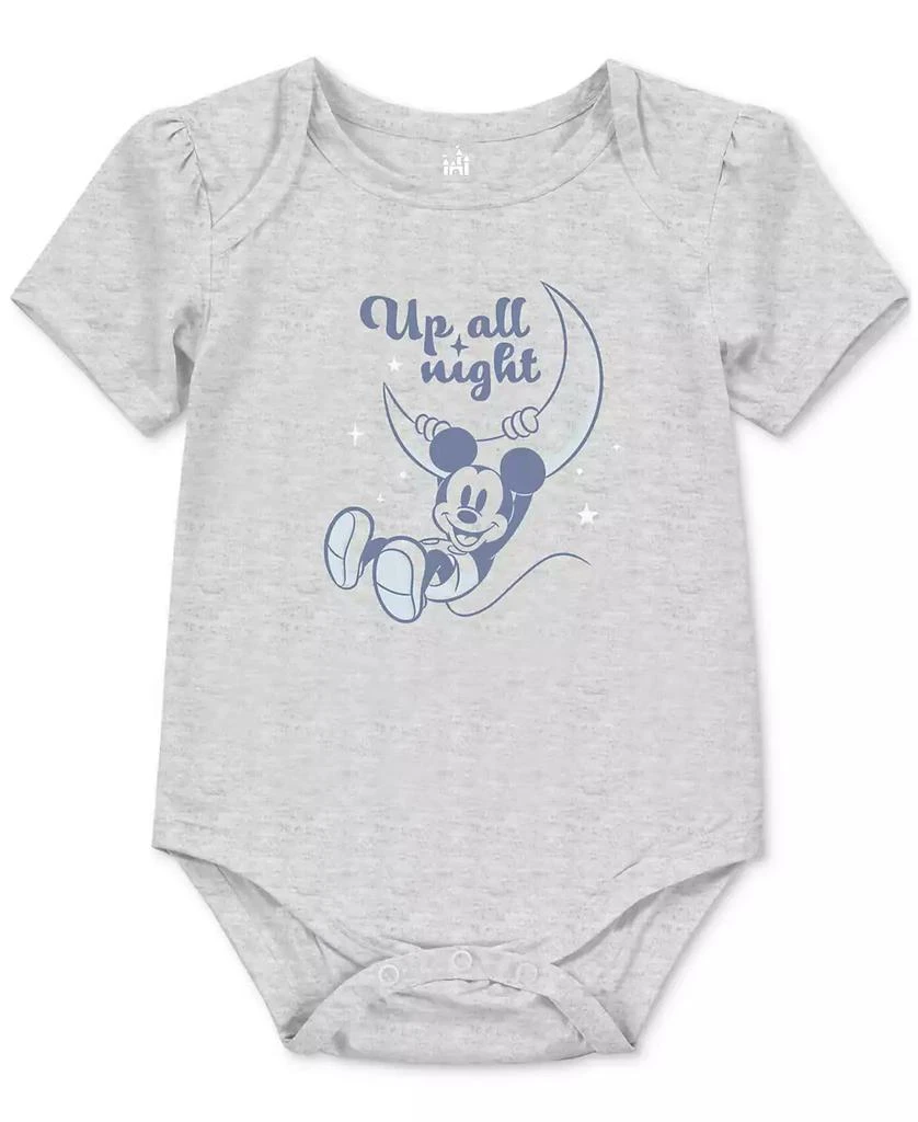 Disney Baby Mickey Mouse Short-Sleeve Bodysuits, 3 Pack 2