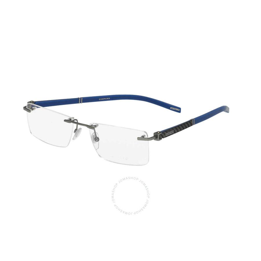 Chopard Demo Rectangular Men's Eyeglasses VCHD89 509 55