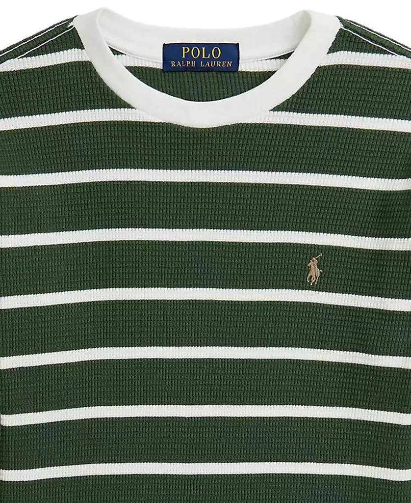Ralph Lauren Boys 8-20 Striped Waffle Cotton Long-Sleeve T-Shirt 3