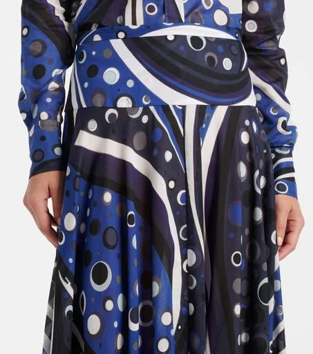 Pucci Printed cotton muslin maxi skirt 4