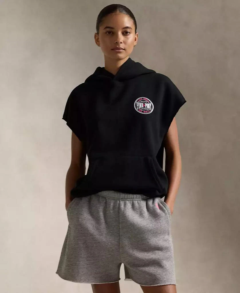 Ralph Lauren Unisex Pink Pony Sleeveless Hoodie 3