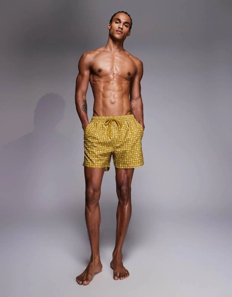 South Beach South Beach printed swimshort in olive 2