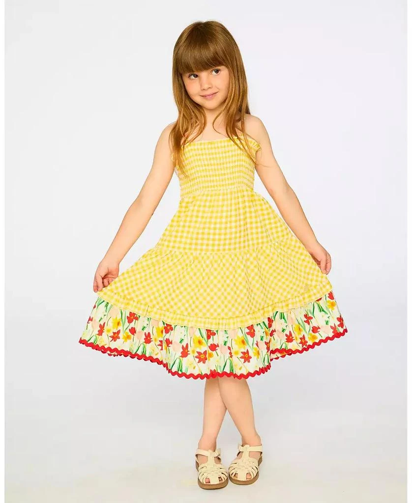 Deux par Deux Big Girls Sundress Gingham 2