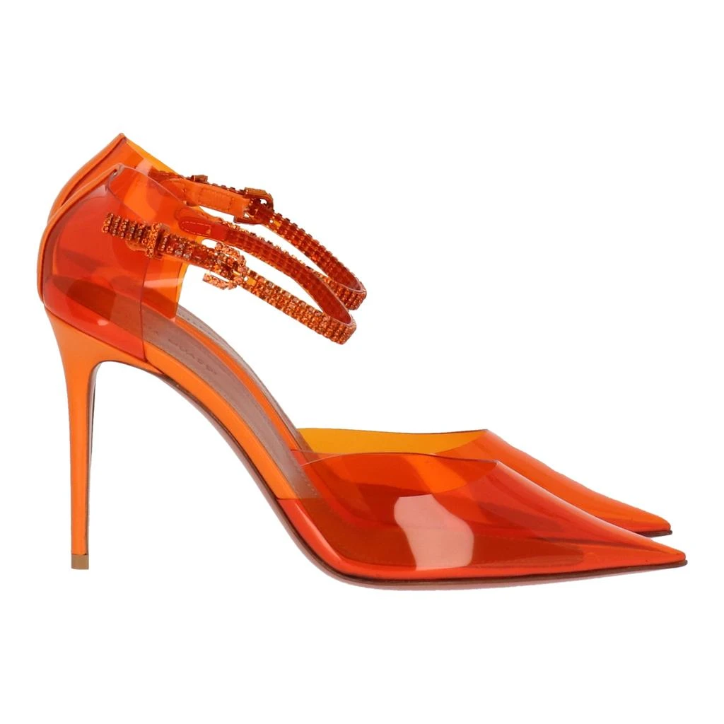 Amina Muaddi Womens Orange Pump 2