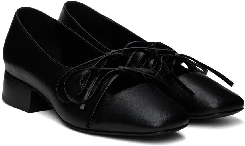 Nicole Saldaña Black Isabel Ballerina Flats 4