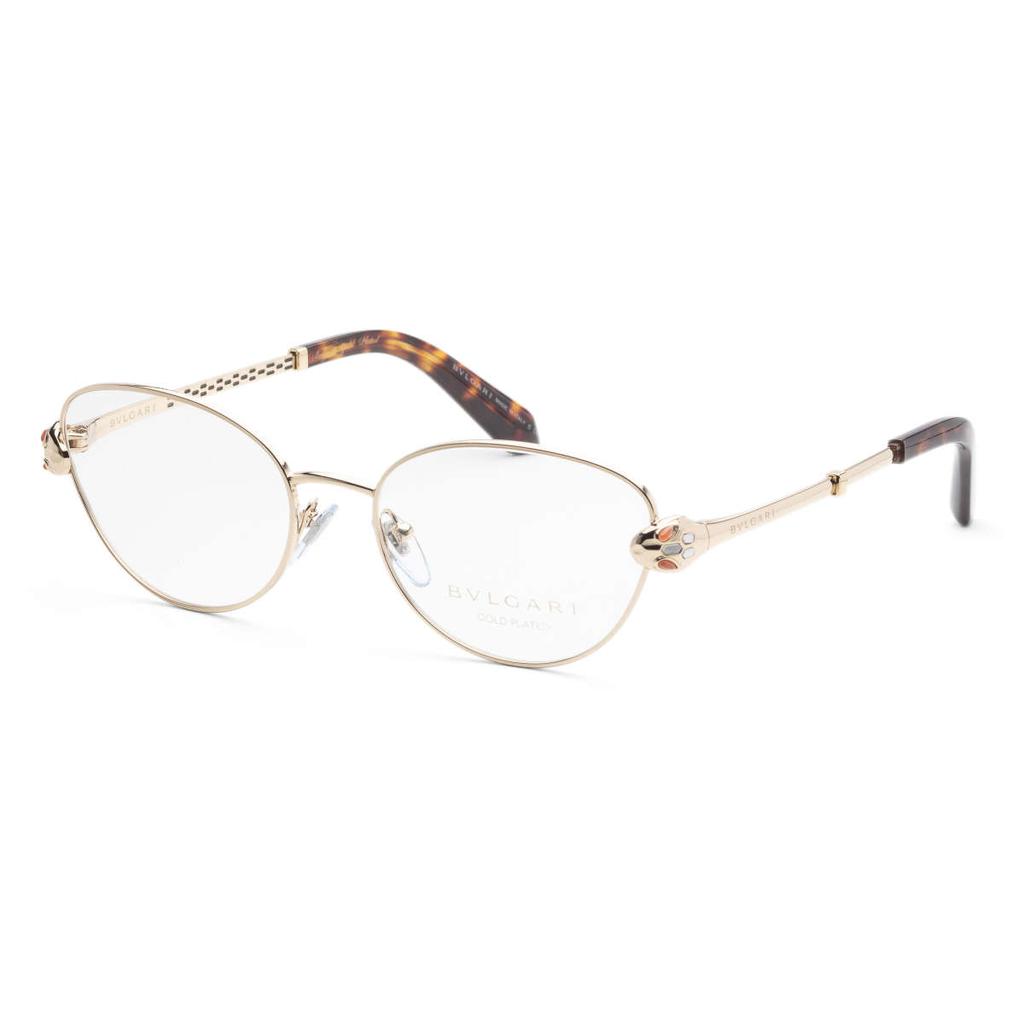 BVLGARI Bulgari Women's Gold Oval Opticals