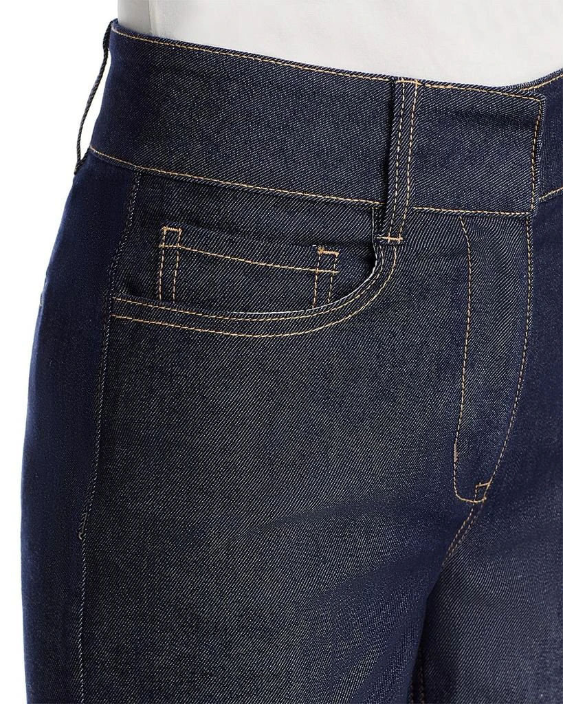 Generation Love Raquelita Sheen High Rise Wide Leg Jeans in Dark Denim Blue 5