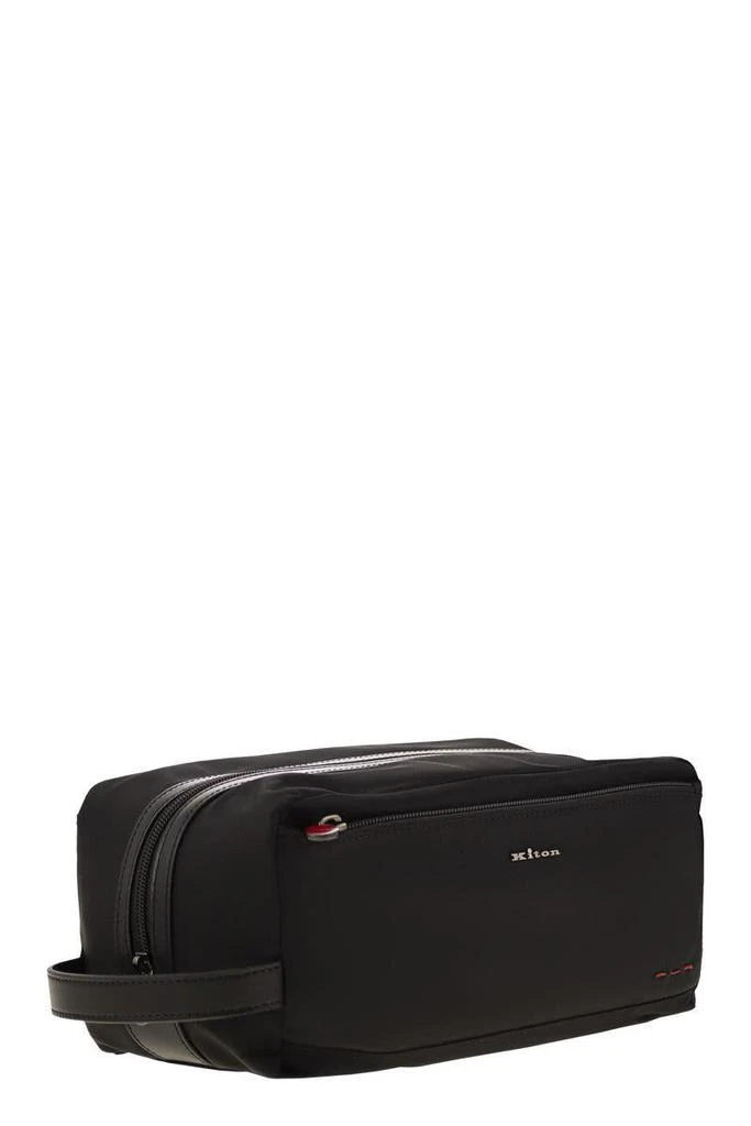 Kiton Kiton Beauty Case In Nylon 4
