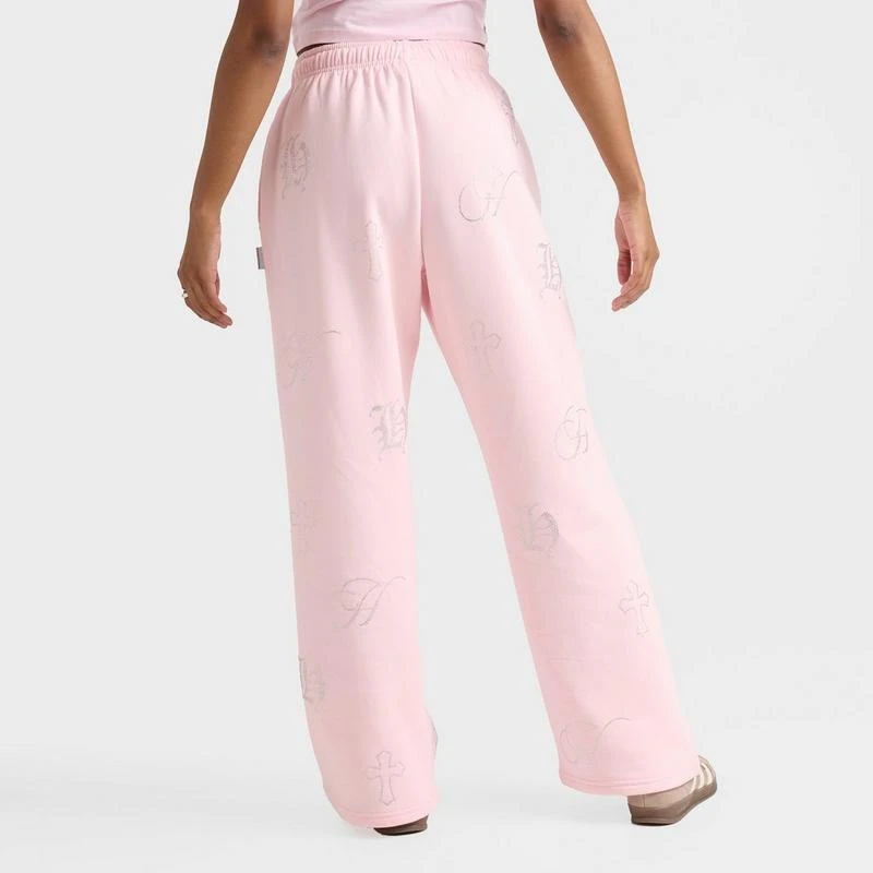 Hoodrich Women's Hoodrich Crystal Wide Leg Jogger Pants 4