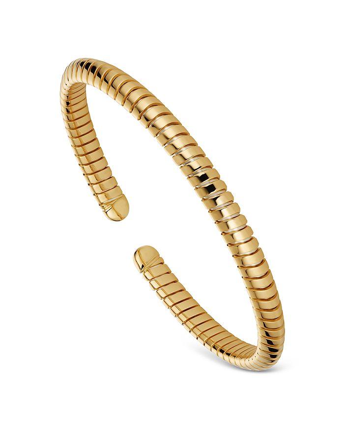 MARINA 18K Yellow Gold Trisolina Bangle Bracelet