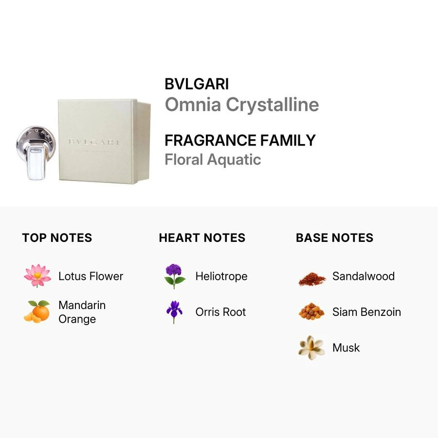 BVLGARI Bvlgari Omnia Crystalline Ladies EDT 2