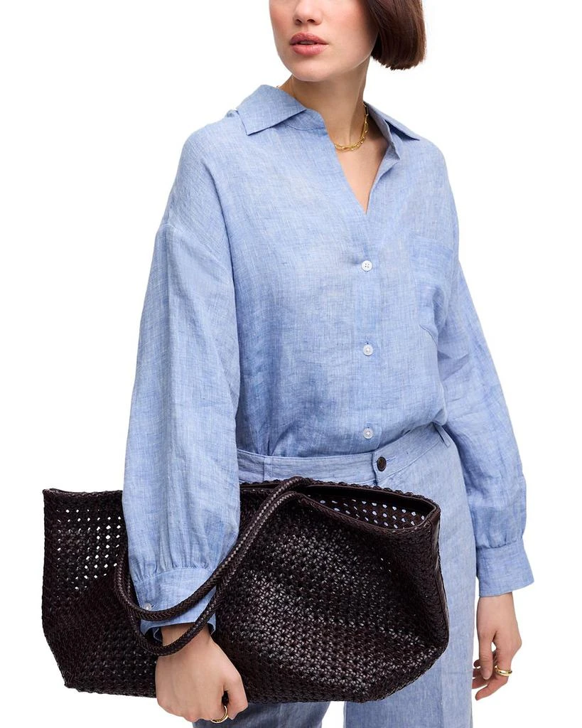 Madewell Handwoven Caned Leather Tote 2