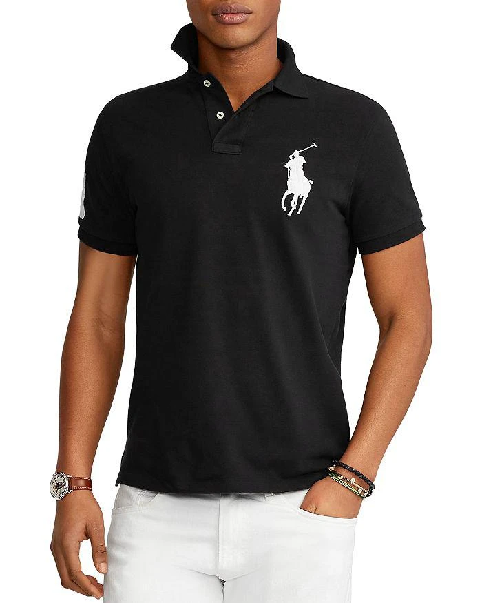 Ralph Lauren Big Pony Custom Slim Fit Mesh Polo Shirt