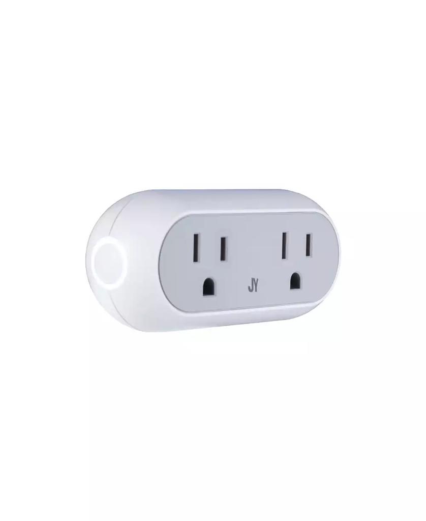 JONATHAN Y Smart Dual Plug - Wi-Fi Remote App Control for Lights Appliances